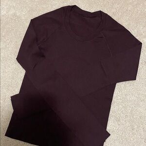 lululemon swiftly long sleeve - waist length
